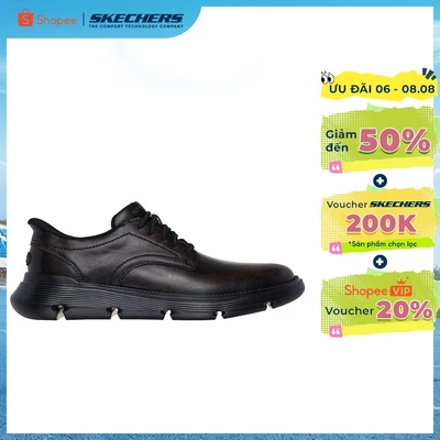 Giày Thể Thao Nam Skechers Slip-ins USA Garza Duran-205353-DKBR Air-Cooled Memory Foam