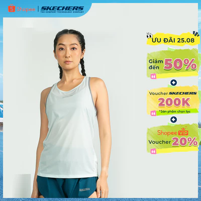Sports Tank Top Nữ Skechers Running Performance Sports Tank Top - SP325W340-05KH