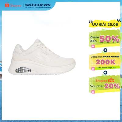 [ĐỘC QUYỀN ONLINE] Giày Thể Thao Nữ Skechers Street UNO Flex Spring On Air - 177794-OFWT Memory Foam