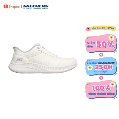 Giày Thể Thao Nữ Skechers Slip-Ins BOBS Sport Moda Flex Inspiring Me Thường Ngày - 117736-WHT