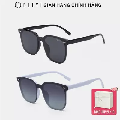 Kính mắt nữ ELLY EK134 gọng TR90 tròng phân cực TAC chống tia UV400 chống chói thời trang cao cấp