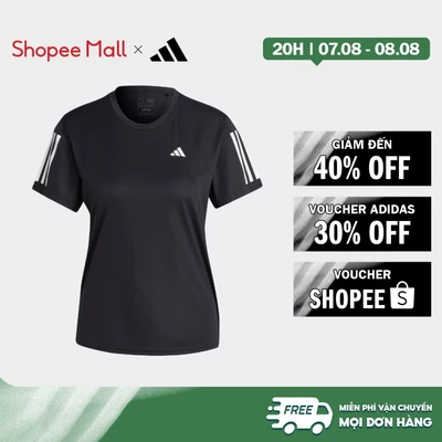 [Duy nhất 8.8 - VOUCHER 30%]adidas Chạy Áo Thun Own the Run Nữ Đen IC5188