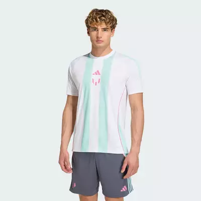 adidas Bóng đá Áo Jersey Tập Luyện Messi Nam trắng KD6421
