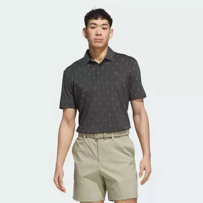 adidas Đánh gôn ÁO POLO ULTIMATE365 ESSENCE PRINT CLIMACOOL Nam Đen HZ6861
