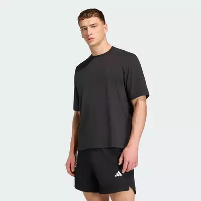 adidas Gym & Training Áo Thun Tập Luyện D4T PrimeLift Essentials In Graphic Nam Đen KF8196