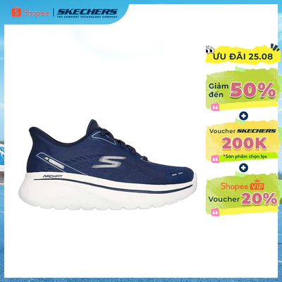 Giày Thể Thao Nữ Skechers Slip-Ins GOwalk Arch Fit N-Joy Đi Bộ - 125840-NVW APMA