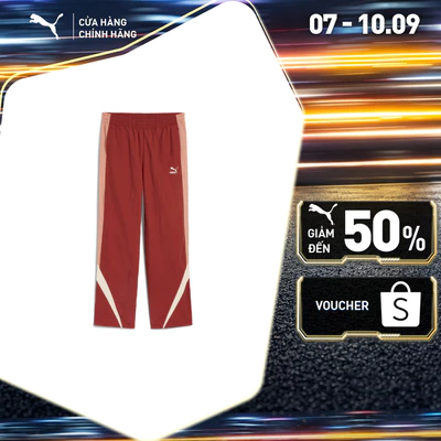 Quần Dài Thời Trang PUMA Unisex CLUB DE COURSE Track Pants Mars Red-Deeva Peach Màu Đỏ