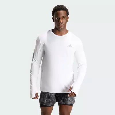 adidas Chạy Áo Dài Tay adi365 Running Essentials Nam trắng KE8425