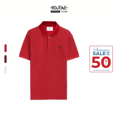 Áo Polo Nam Ngắn Tay Patch Trang Trí Form Fitted - Routine 10F24POL016R1