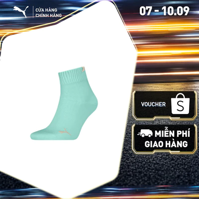 Vớ Thời Trang PUMA Unisex Various U L Quarter 1P mint Màu Xanh Lá