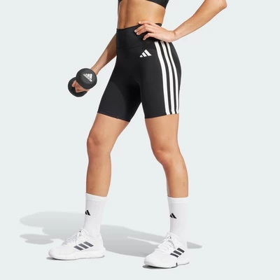 adidas Gym & Training & Yoga Optime Essentials 3-Stripes Short Leggings Women Black JD6536