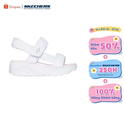 Xăng Đan/Dép Bé Gái Skechers Street UNO Lite Sandal Sunny Stand-310372L-WHT