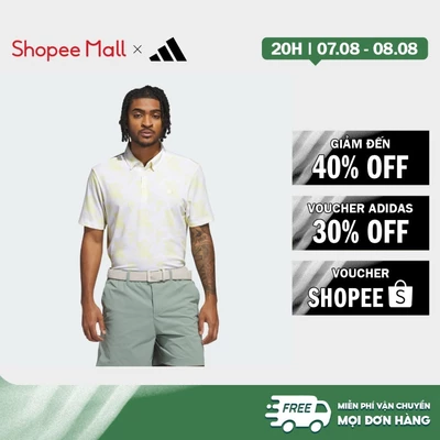 [Duy nhất 8.8 - VOUCHER 30%]adidas Đánh gôn Áo Polo Họa Tiết Go-To Nam trắng JF4936