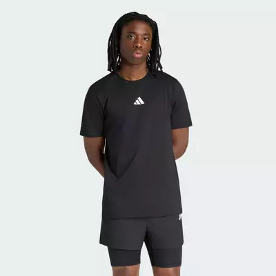 adidas Gym & Training ÁO THUN GRAPHIC TẬP LUYỆN RẰN RI CLIMACOOL Nam Đen KQ9874