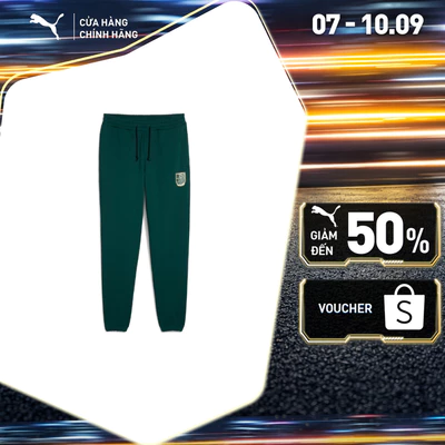 Quần Dài Thời Trang PUMA Nam WARDROBE ESS Graphic Pants Dark Myrtle Màu Xanh Lá