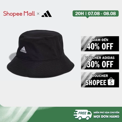 [Duy nhất 8.8 - VOUCHER 30%]adidas Phong cách sống Mũ Bucket Cotton Classic Unisex Đen HT2029