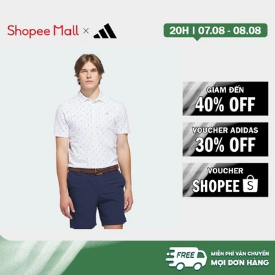 [Duy nhất 8.8 - VOUCHER 30%]adidas Đánh gôn ÁO POLO HỌA TIẾT IN MỀM MẠI ULTIMATE365+ Nam trắng KE8343