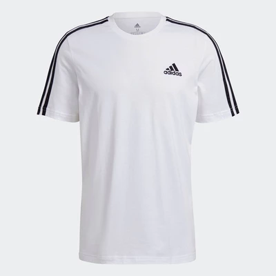 adidas Phong cách sống Áo Thun 3 Gạch Essentials Nam trắng GL3733