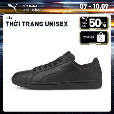 Giày thời trang PUMA Unisex Smash Leather Màu Đen