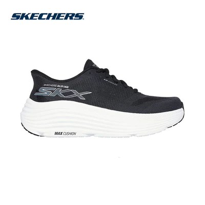 Giày Thể Thao Nữ Skechers Slip-ins Max Cushioning Endeavour Hallandale-129473-BKW Air-Cooled Goga Mat Online Sale
