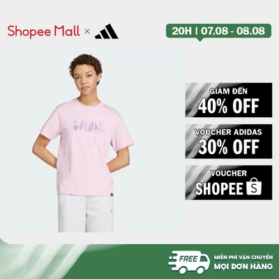 [Duy nhất 8.8 - VOUCHER 30%]adidas Lifestyle Lounge Food Graphic Tee Women Pink JN8272