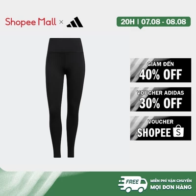 [Duy nhất 8.8 - VOUCHER 30%]adidas Gym & Training Quần Legging 7/8 Luxe adidas Yoga Studio Nữ Đen HF4183