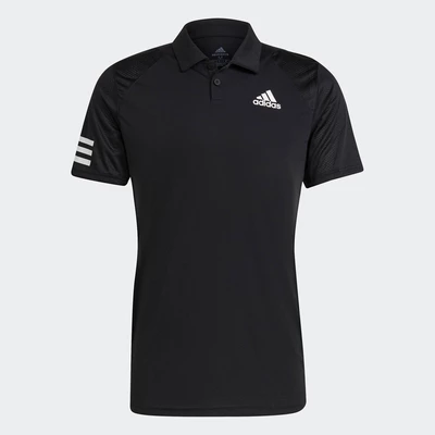 adidas Tennis Club Tennis 3-Stripes Polo Shirt Men Black GL5421