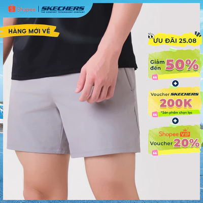 Quần Đùi Thể Thao Nam Skechers Running Performance Shorts - SP326M406-002E