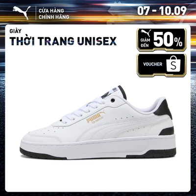 Giày Thời Trang PUMA Unisex CA Match White-Black Màu Trắng