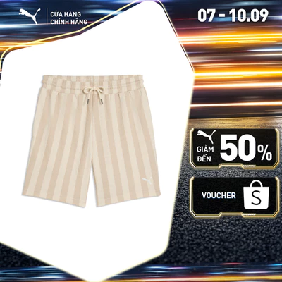 Quần Đùi Thời Trang PUMA Nam Basics Sportstyle Core CLASS 8 Shorts Alpine Snow Màu Trắng