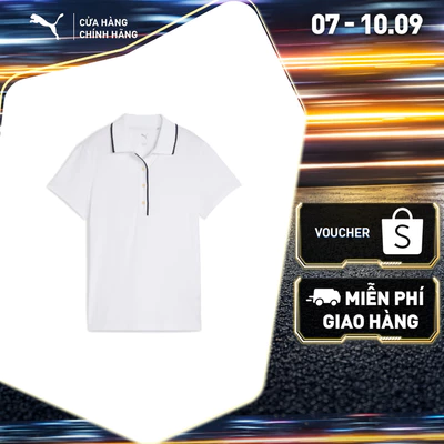 Áo Thun Thể Thao Golf PUMA Nữ W Cloudspun Bridges SS Polo White Glow Màu Trắng