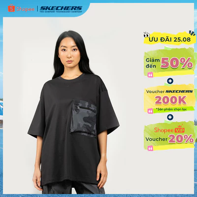 Áo Thun Tay Ngắn Unisex Skechers Urban Outdoor Short Sleeve Tee - SL325U401-01X2 Online Sale