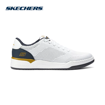 Giày Thể Thao Nam Skechers USA Streetwear Corliss Dorset - 210793-WHT Air-Cooled Memory Foam