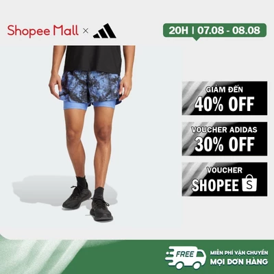 [Duy nhất 8.8 - VOUCHER 30%]adidas Chạy Quần Short Nhuộm Phun 2 Trong 1 Own The Run Nam Màu xanh da trời JL8721