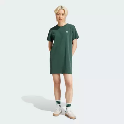 adidas Phong cách sống Váy Ba Lá Nữ màu xanh lá IY2204