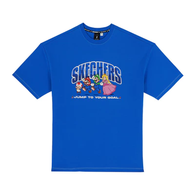 Áo Thun Tay Ngắn Unisex Skechers Nintendo Super Mario Short Sleeve Tee - SL325U546-0010