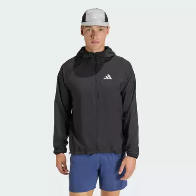 adidas Chạy Áo Khoác adi365 Running Essentials Nam Đen JZ7782