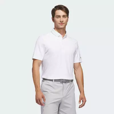 adidas Đánh gôn ÁO POLO HỌA TIẾT SIÊU NHỎ ULTIMATE365+ Nam trắng KC3542