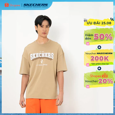 Áo Thun Tay Ngắn Unisex Skechers Basketball Culture Short Sleeve Tee - SL325U382-02FX Online Sale