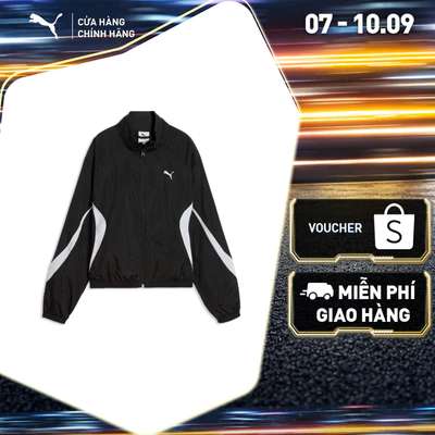 Áo Khoác Thể Thao PUMA Nữ SPORT Woven Jacket Black Màu Đen
