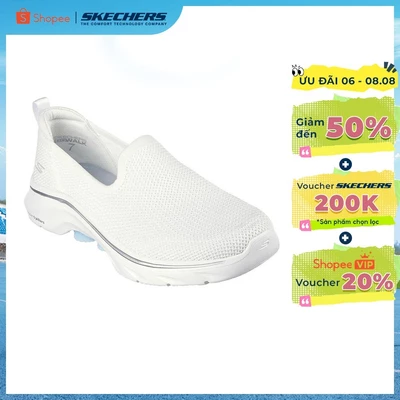 Giày Thể Thao Nữ Skechers GOwalk 7 Ivy Đi Bộ-125218-WLB Air-Cooled Goga Mat Online Sale