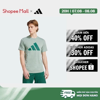 [Duy nhất 8.8 - VOUCHER 30%]adidas Gym & Training Train Essentials Feelready Logo Training Tee Men Green JC5344