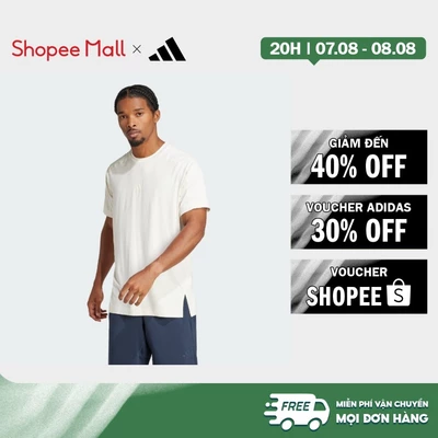 [Duy nhất 8.8 - VOUCHER 30%]adidas Gym & Training Áo Thun Puremotion Nam trắng JI8235