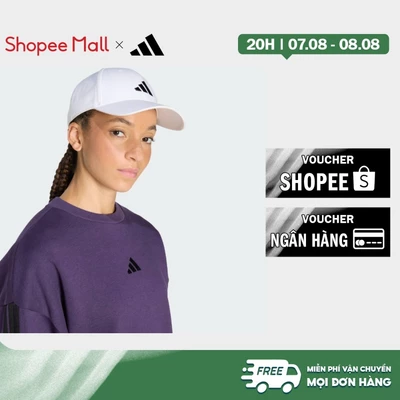 adidas Phong cách sống Mũ Bóng Chày Logo Mới Unisex trắng JP0392