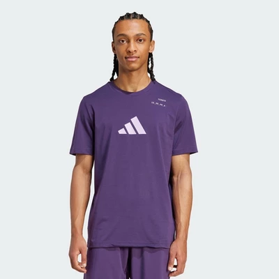 adidas Quần vợt Áo Thun Tennis Category Graphic Nam Màu tím JV8498