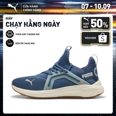 Giày Chạy Bộ PUMA Unisex Softride Enzo 5 Dark Indigo-Warm White Màu Xanh