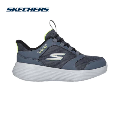 Giày Thể Thao Bé Trai Skechers Slip-ins GOrun 400 V2 Turbo-Brisk - 403899L-CCBK Air-Cooled Memory Foam