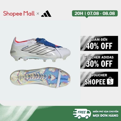 adidas Football PREDATOR ELITE Fold-Over Tongue Firm Ground Football Boots Unisex White JS0376