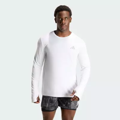 adidas Chạy Áo Dài Tay adi365 Running Essentials Nam trắng KE8425