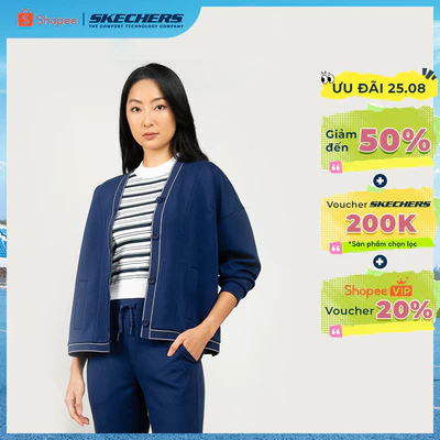 Cardigan Nữ Skechers Skechers Authentic - Trendy Cardigan - SL425W463-007D